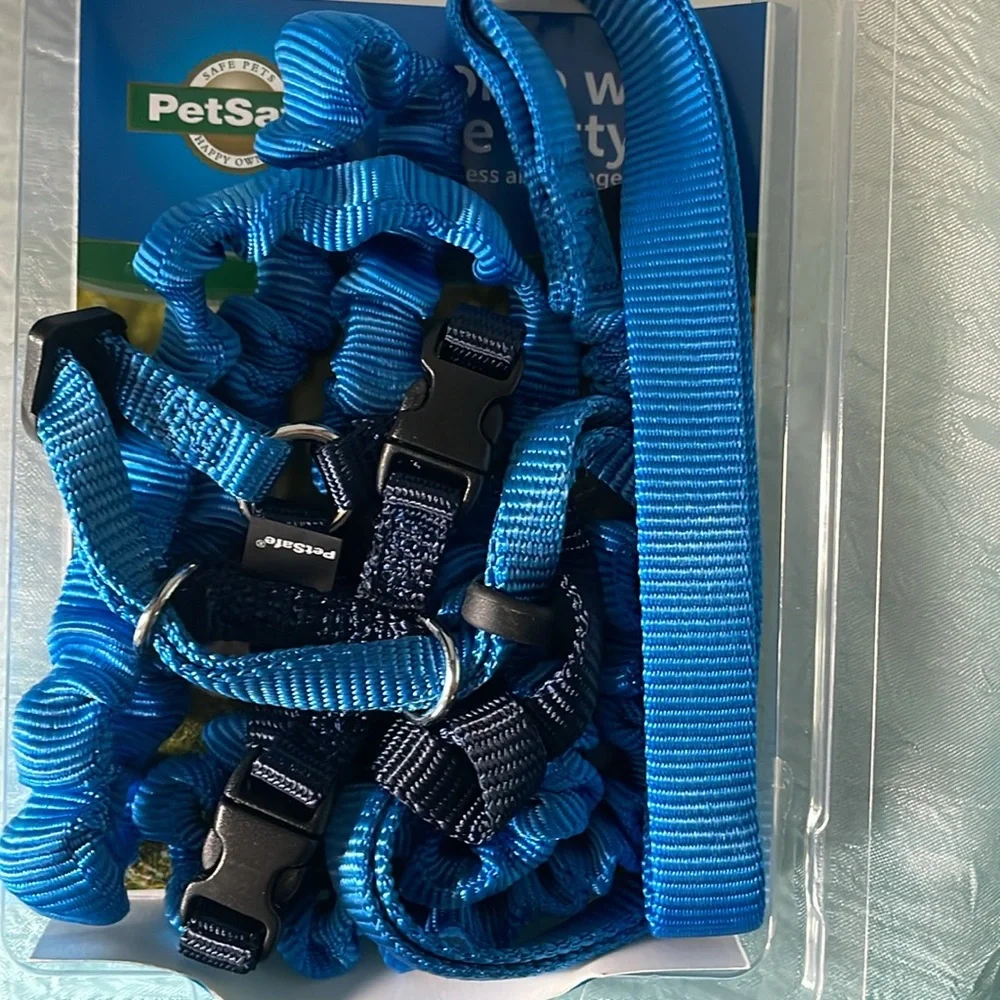 Kitty harness pet safe & secure / blue